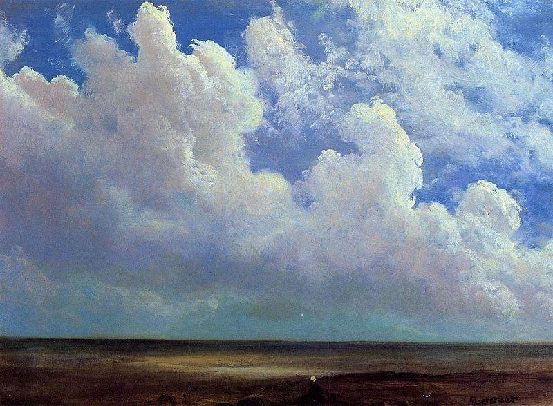 Albert Bierstadt Beach Scene oil painting image